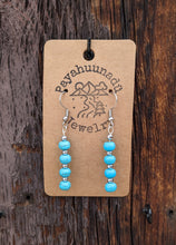 Load image into Gallery viewer, Turquoise Howlite Bead Earrings