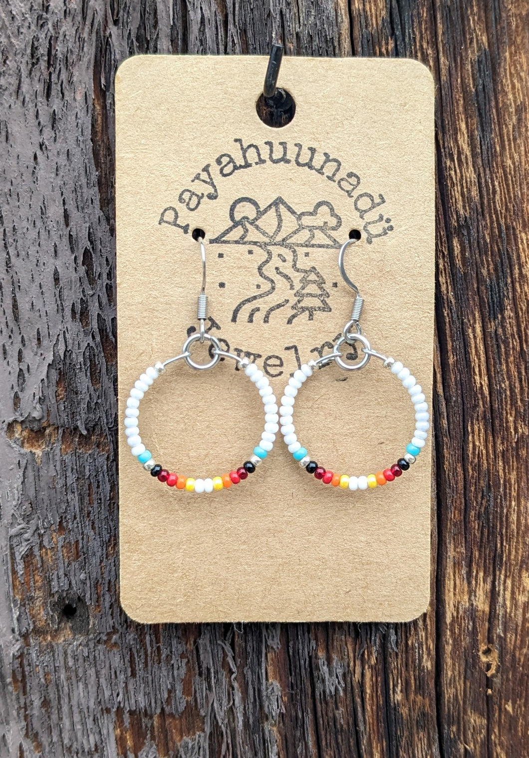 Tüütsi Sunset Earrings-White