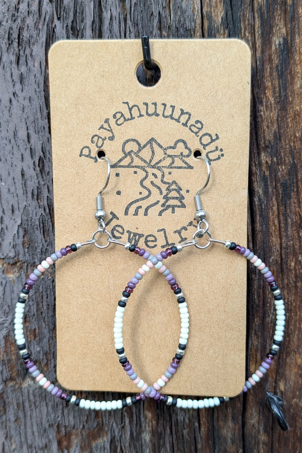 Tsohibi Earrings-Pink n Purple